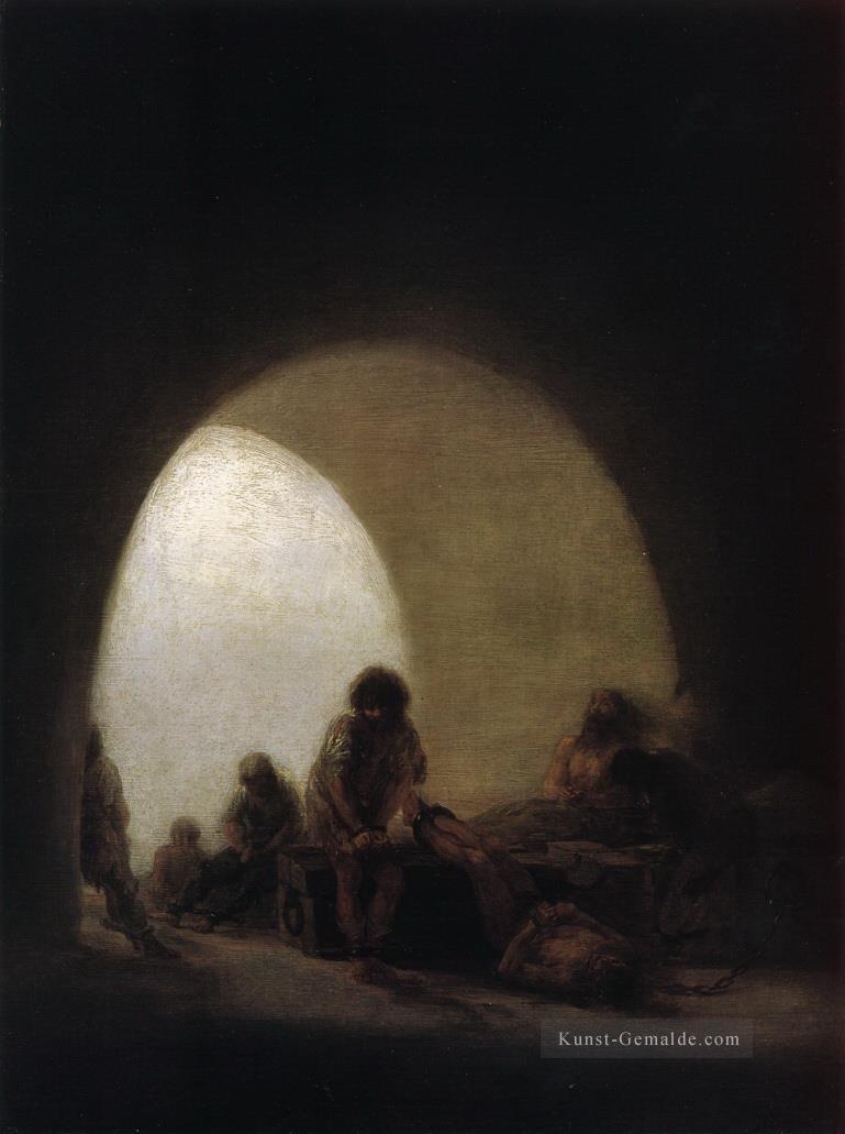 ein Gefängnis Szene Francisco de Goya Ölgemälde